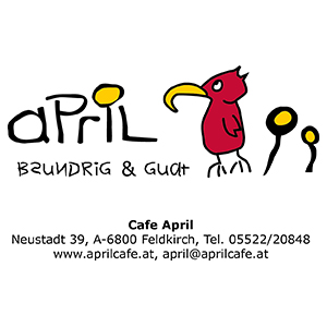 Christoph Dingler, Thomas Hartmann, unabhängiger Versicherungsmakler, Feldkirch, Referenzen, Cafe April